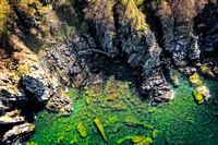 Helligdomsklipperne from above- Bornholm by Anders Beier
